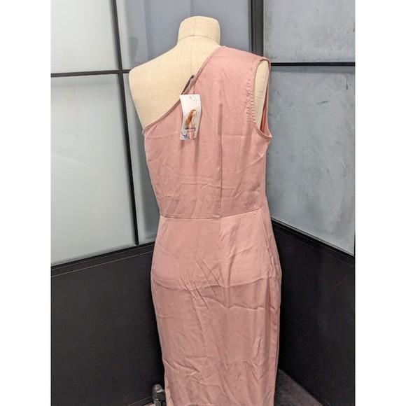 Pretty Garden/ Women's One Shoulder Ruched Bridemaid Dress Small - Picture 7 of 8